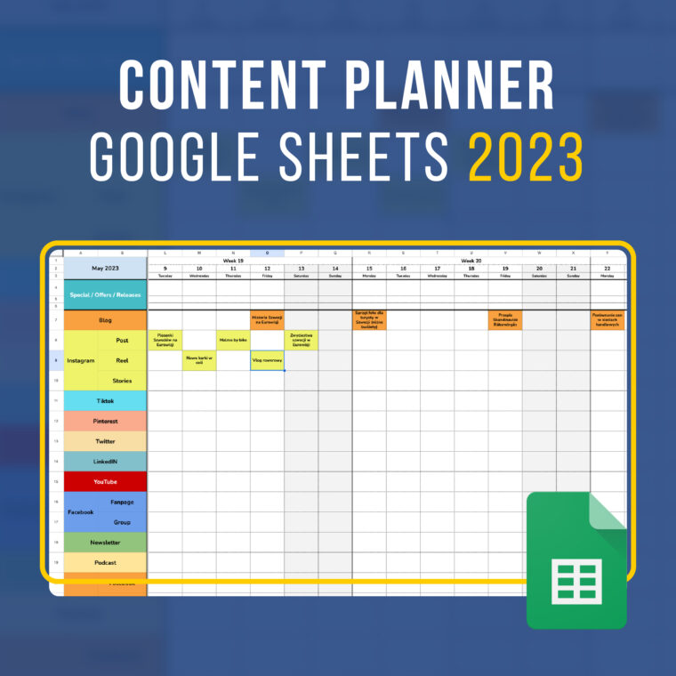 Digital Content Planner 2023