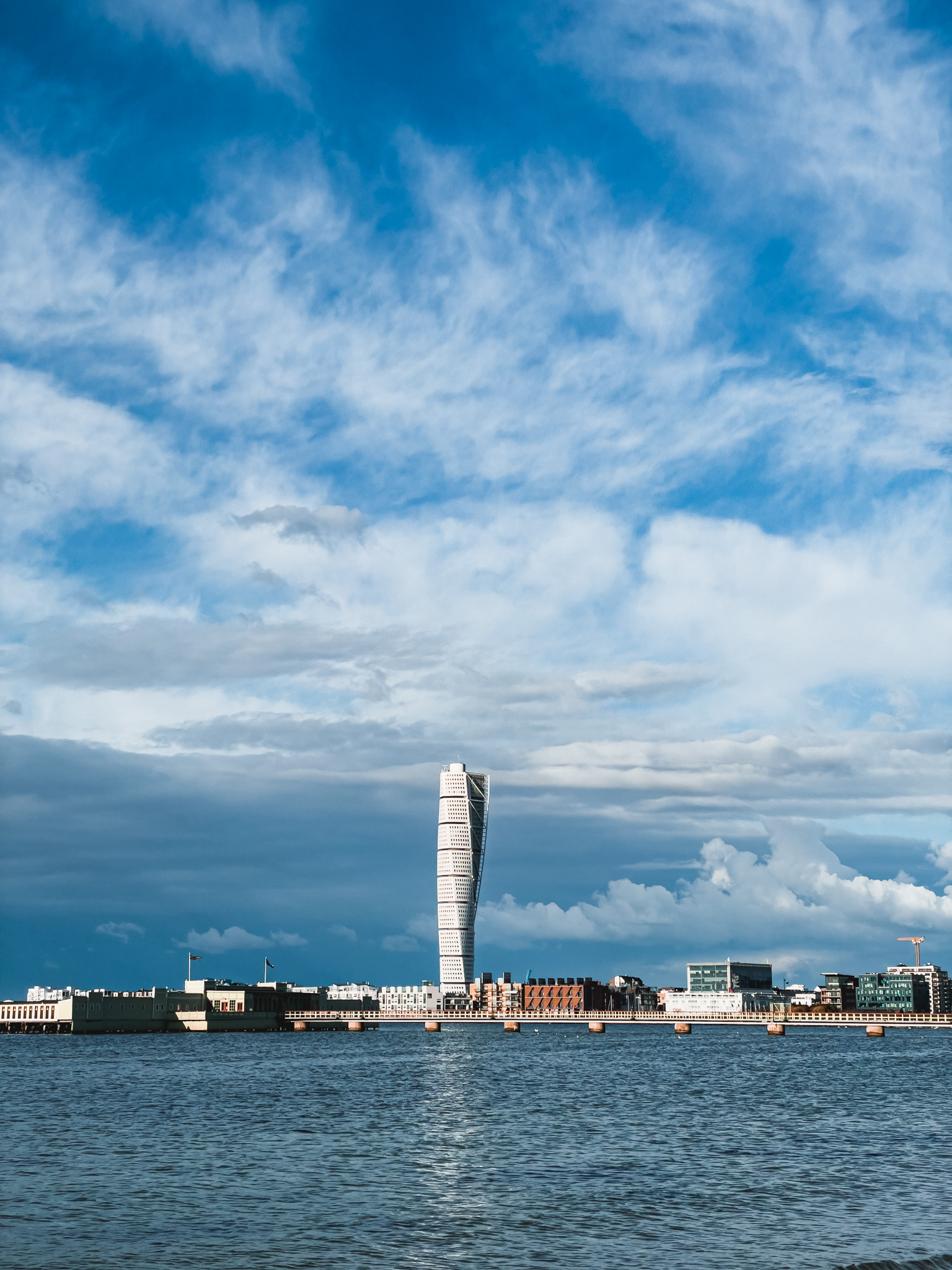 Ligin in Sweden - Malmö, Turning Torso view