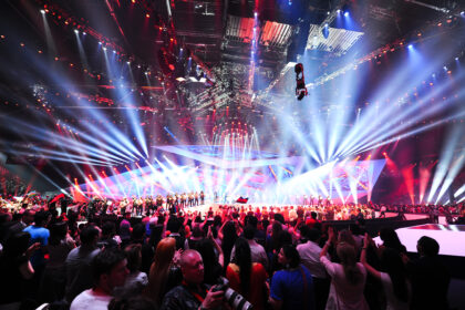 Audience view on stage during Eurovision 2012