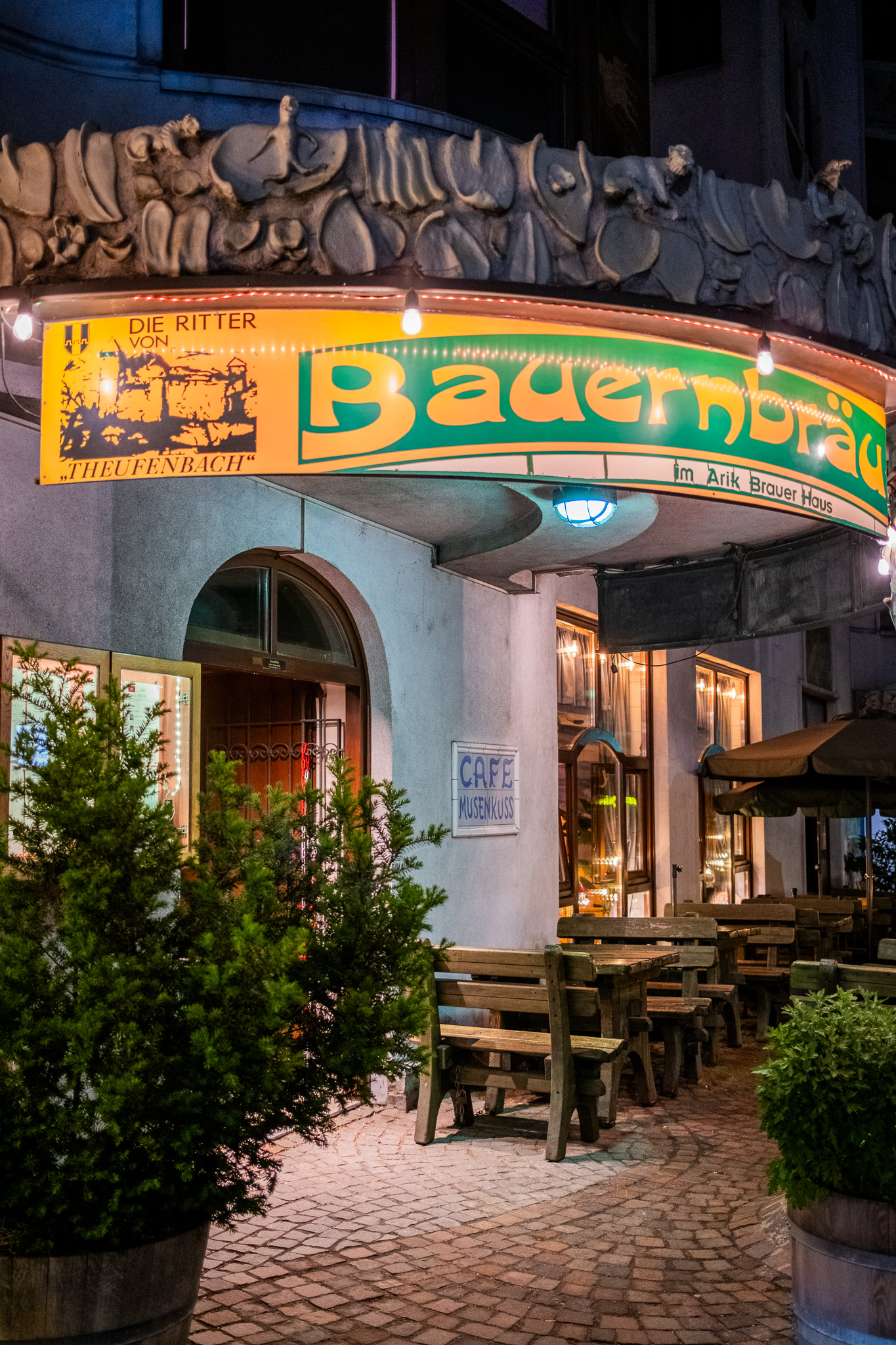 Bauernbräu Wien - entrance