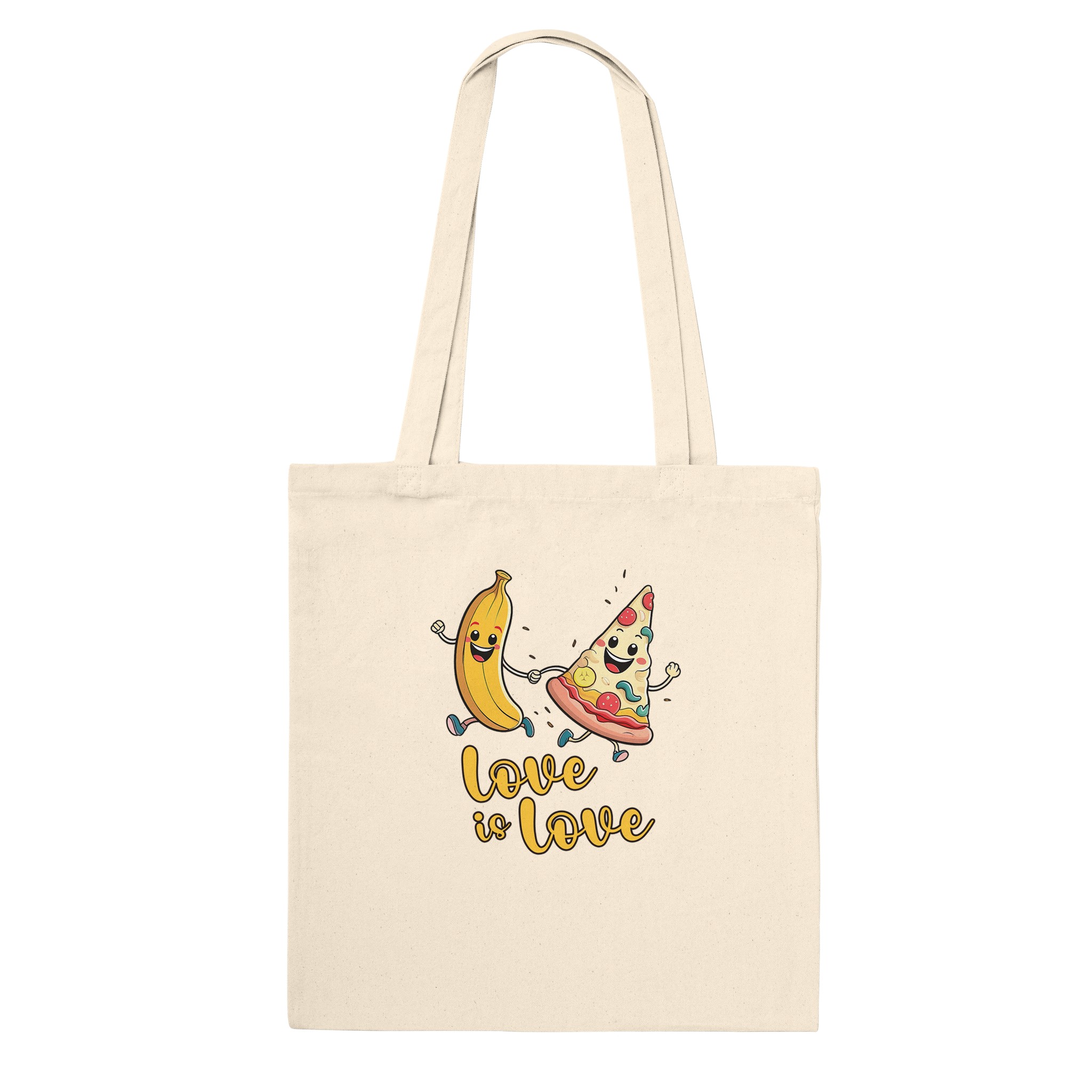 22564c94 7a76 4428 a256 7c8b8d08c517 - Your Ultimate Guide to Sweden - LikeSweden.com - Love is Love – Swedish Banana, Curry, Peanut Pizza [Premium Tote Bag Natural]