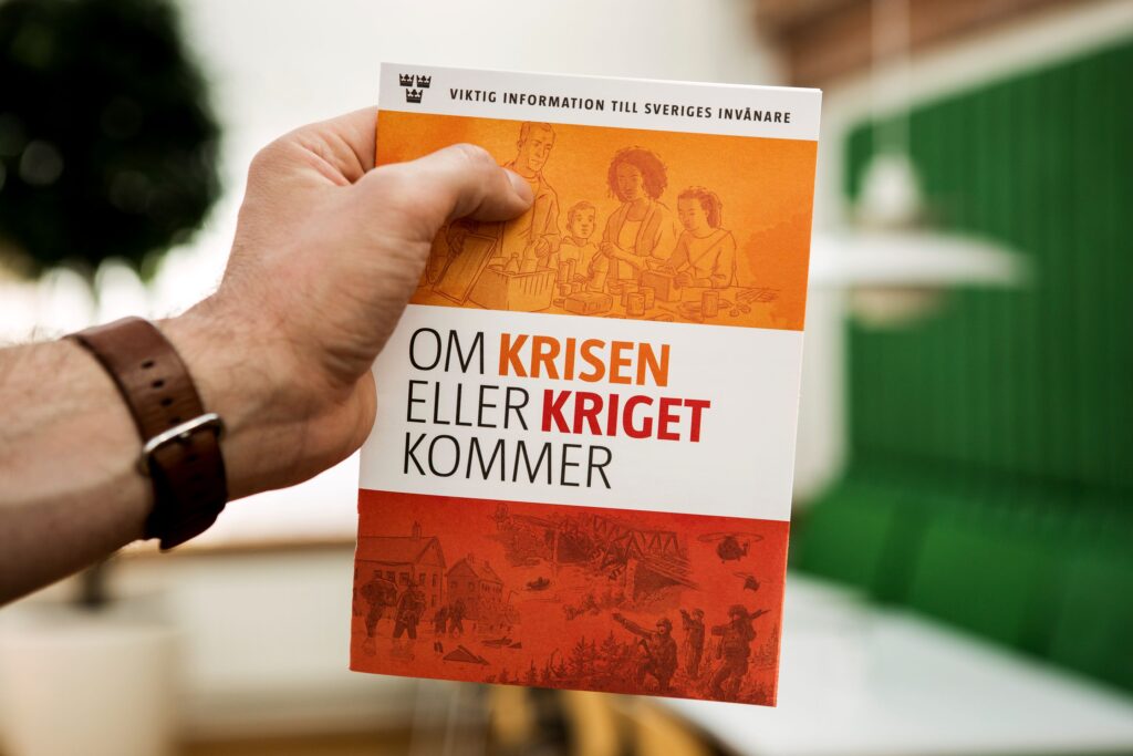 Om krisen eller kriget kommer - pamphlet 2018 edition