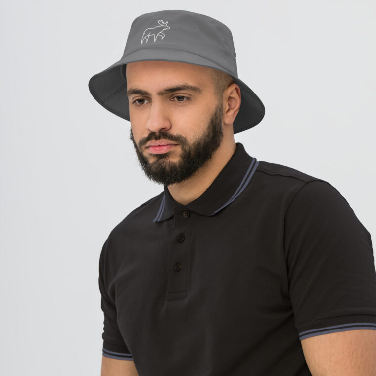 LikeSweden Moose [Unisex Old School Bucket Hat] - Image 3