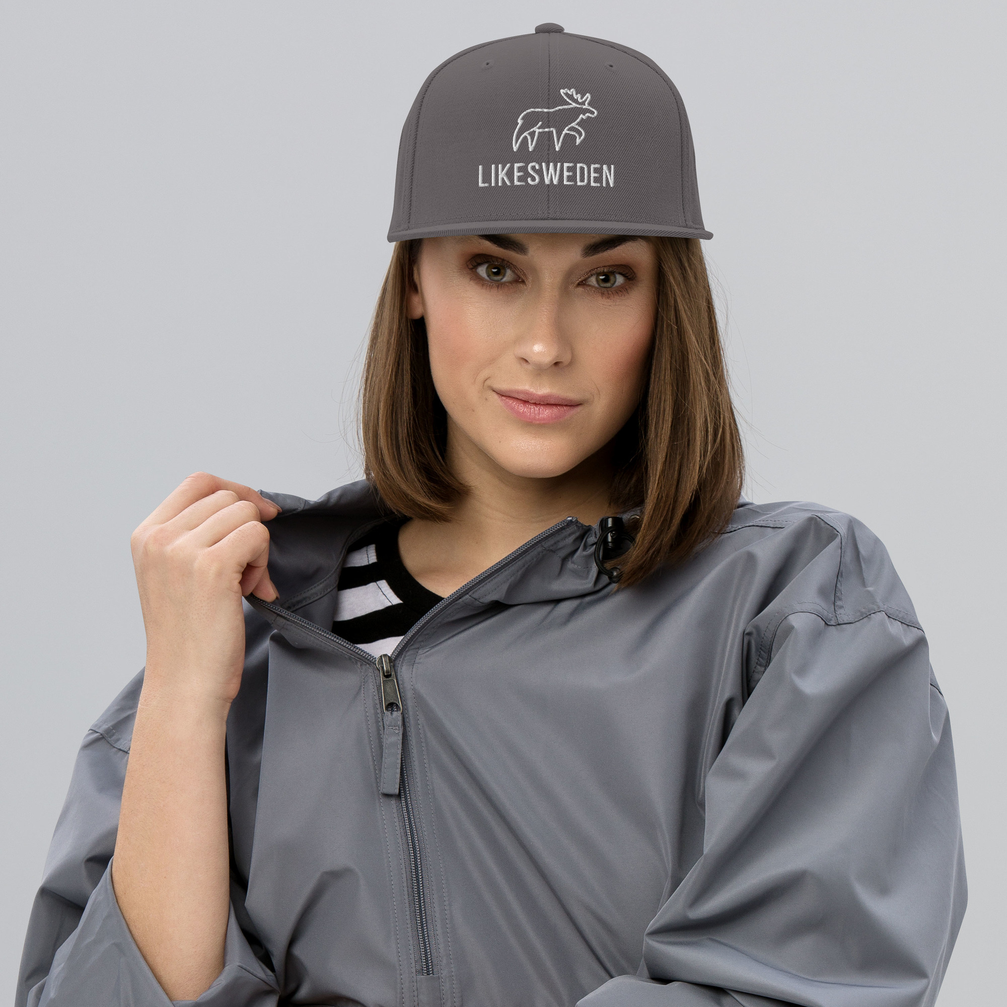 LikeSweden Moose Logo [Unisex Snapback Hat] - Image 8