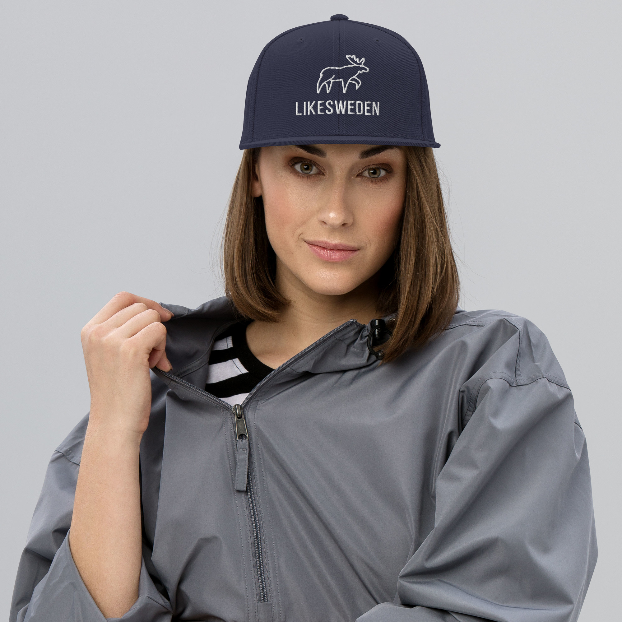 LikeSweden Moose Logo [Unisex Snapback Hat] - Image 5