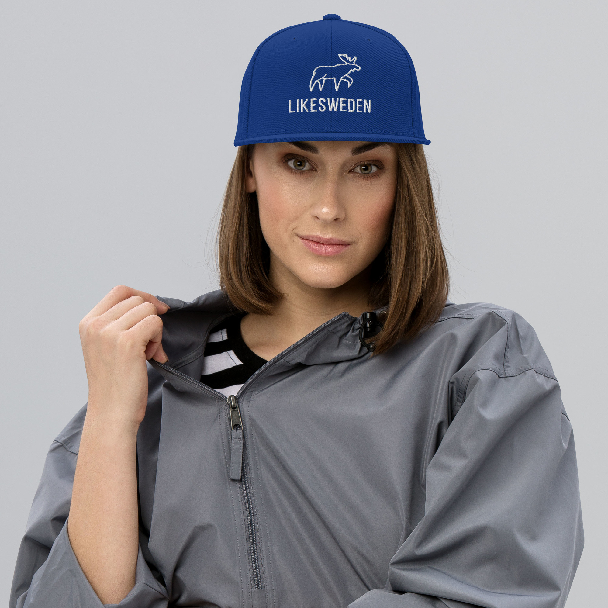 LikeSweden Moose Logo [Unisex Snapback Hat] - Image 4
