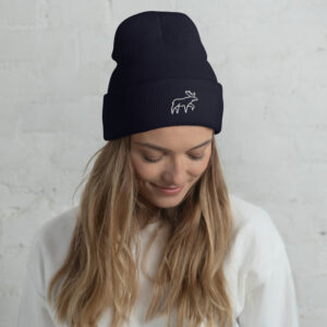 LikeSweden Moose [Unisex Cuffed Beanie]