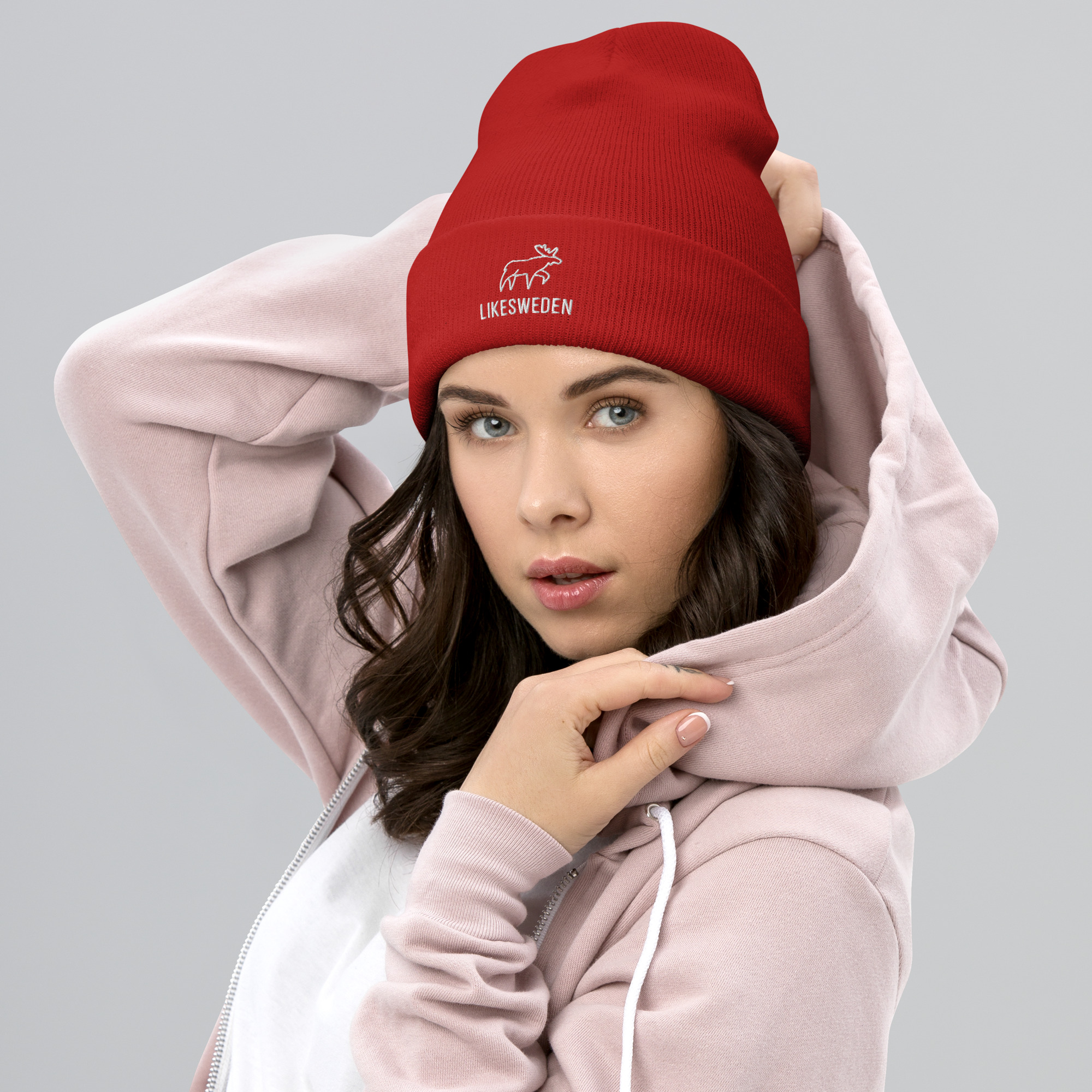LikeSweden Moose Logo [Unisex Cuffed Beanie] - Image 6