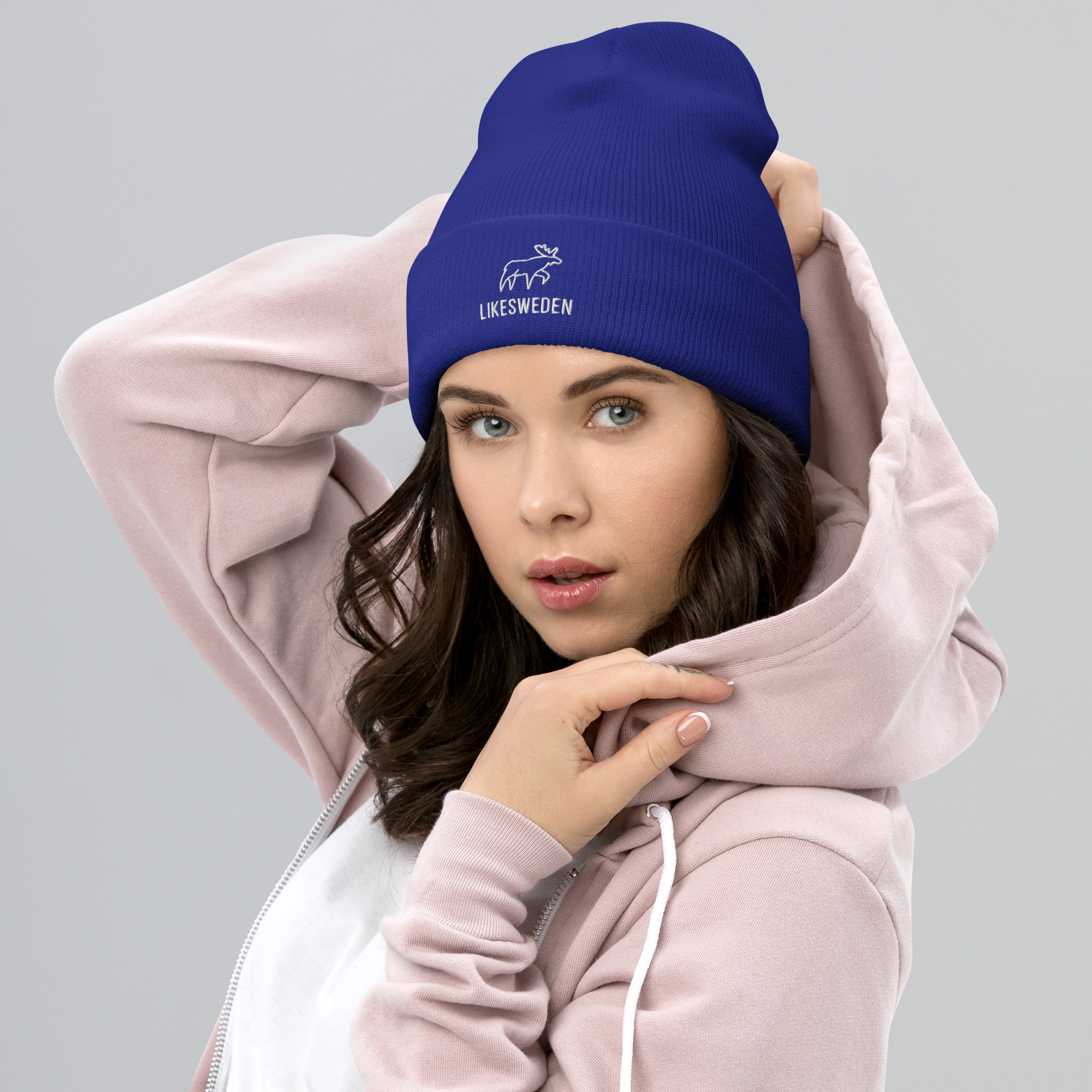 LikeSweden Moose Logo [Unisex Cuffed Beanie] - Image 5