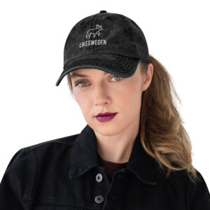 LikeSweden Moose Logo [Unisex Vintage Cotton Twill Cap]