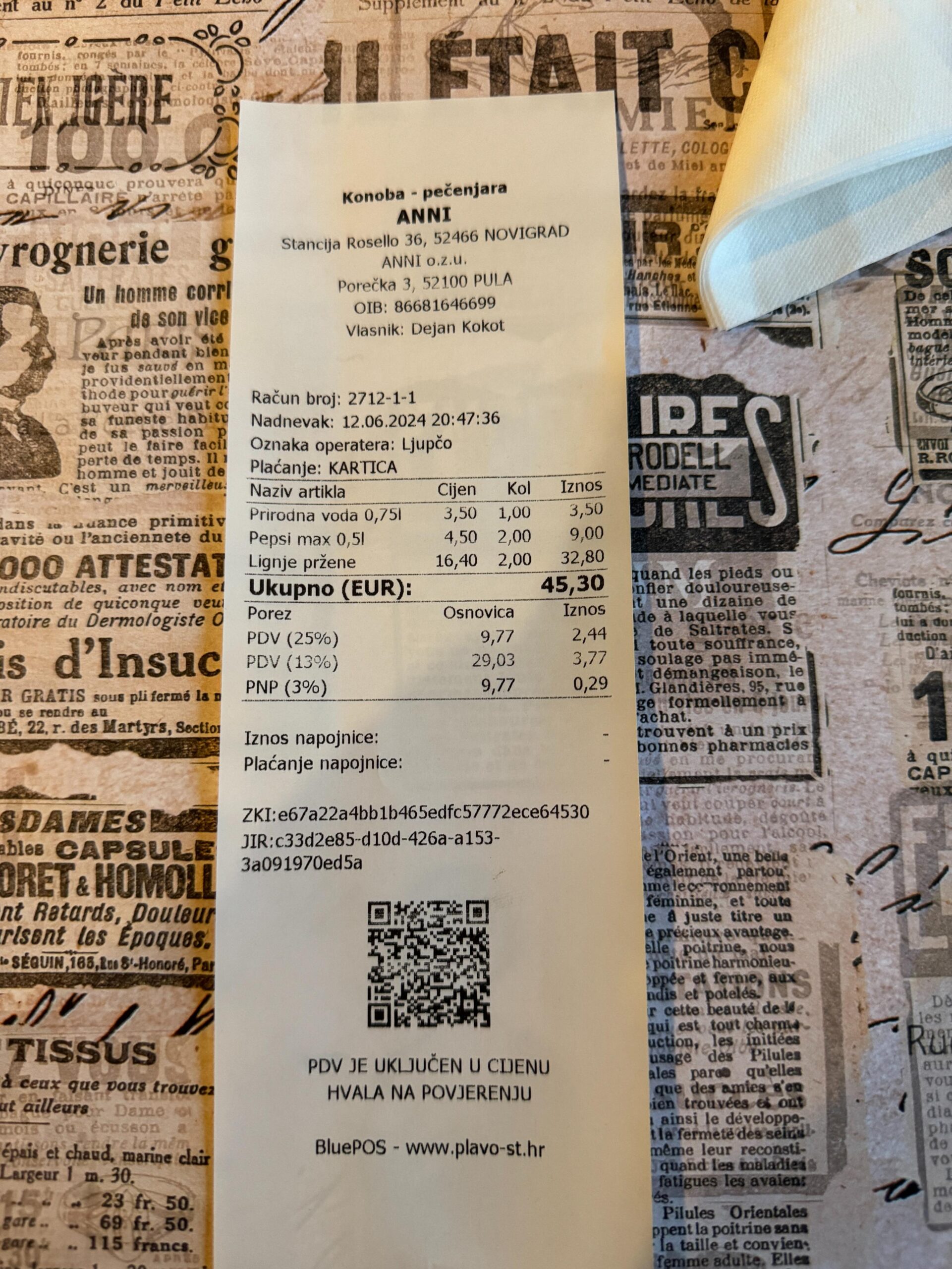 Konoba Anni 3 scaled - Your Ultimate Guide to Sweden - LikeSweden.com - Konoba Anni review - Best fried calamari in Novigrad Croatia