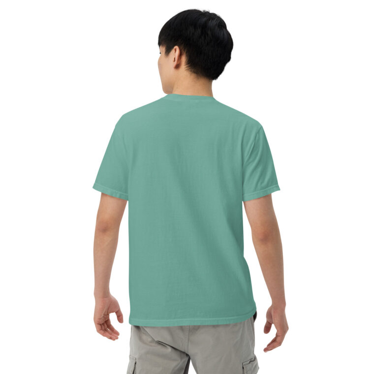 Love is Love - Swedish Banana, Curry, Peanut Pizza [Unisex t-shirt - Seafoam] - Image 4