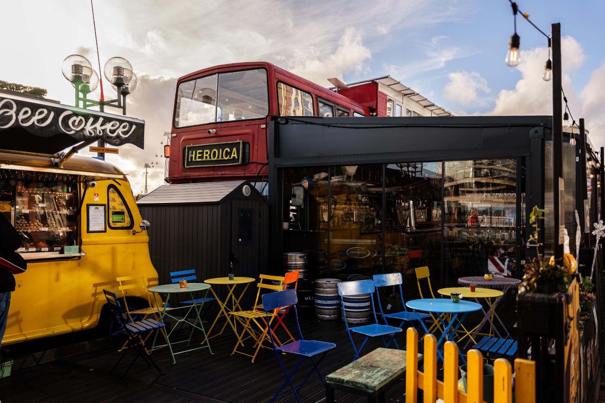 MarriedLenses 2 - Your Ultimate Guide to Sweden - LikeSweden.com - Heroica Lounge London Review: The Pizza Bus at Royal Victoria Dock