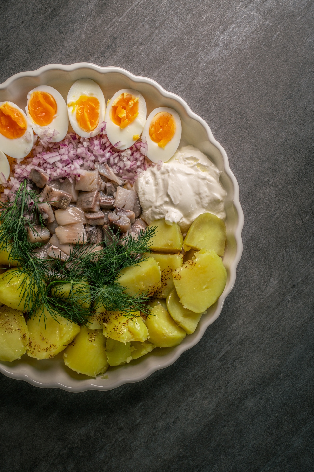 Matjessill med färskpotatis
