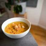 Creamy leek and cauliflower soup with baked cod – LikeSweden